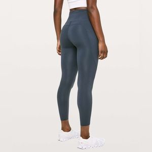 Lululemon fast and free 25” legging in Melanite grey